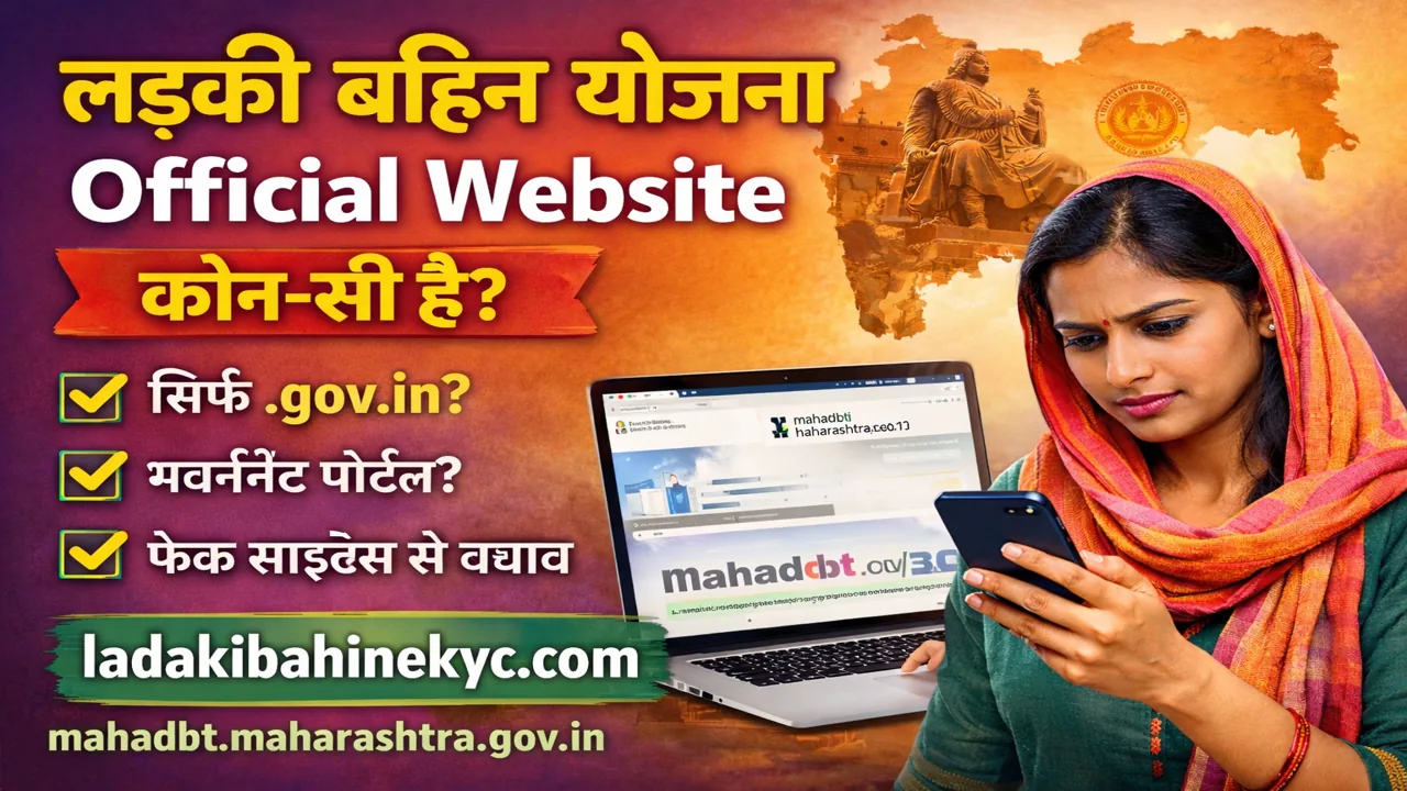 Ladaki Bahin Yojana official website thumbnail ladakibahinekyc.com