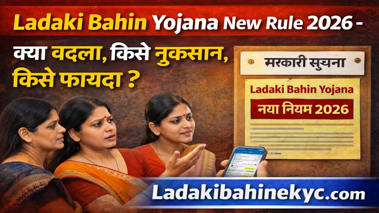 Ladaki Bahin Yojana New Rule 2026 – kya badla, kise nuksan, kise fayda, women discussing new rules